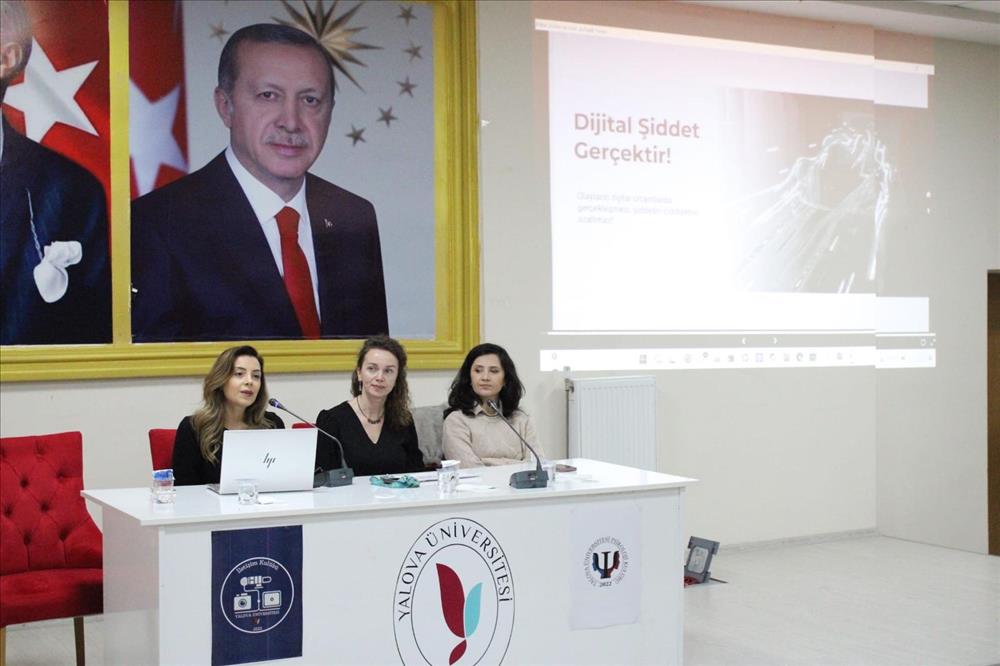 A Cyberbullying and Digital Violence Panel was held at Yalova University